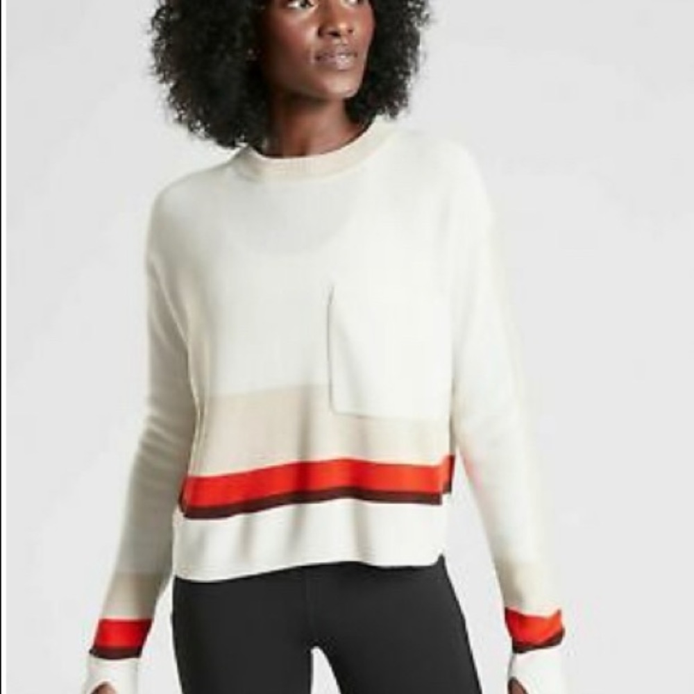 Athleta Trailhead Colorblock Sweater